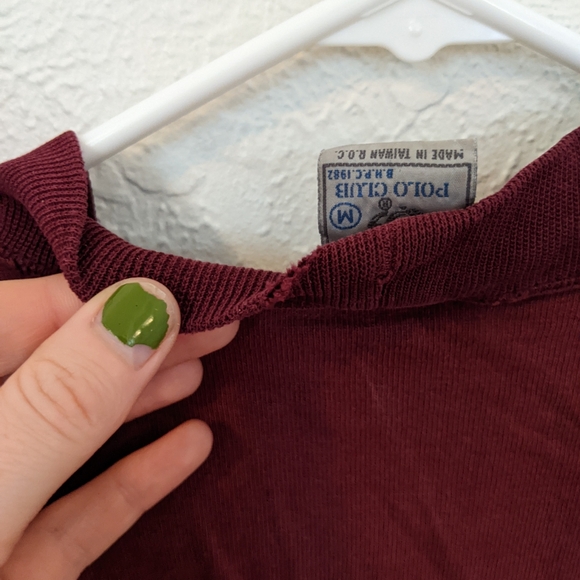 Maroon Rugby Cardigan - Picture 5 of 7